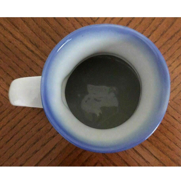 Flying Mallard Ducks Pitcher Jug Style Wide Rubber Base No Spill Coffee Mug - Picture 3 of 8